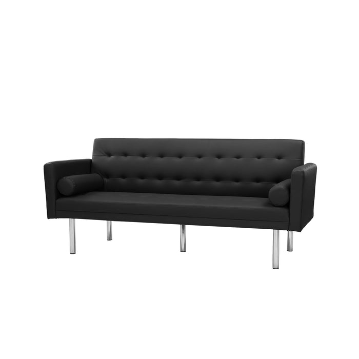 Square arm sleeper sofa