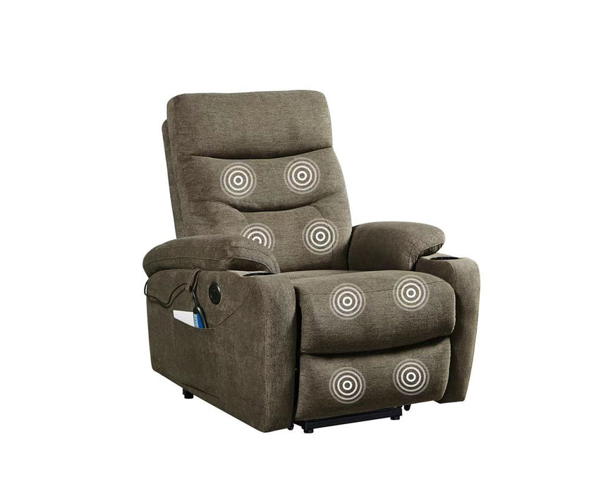 Massage heating electric lift-up chair