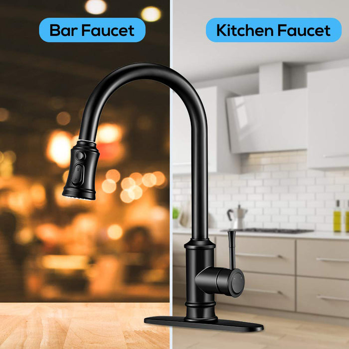 Kitchen Faucet- 3 Modes Pull Down Sprayer Kitchen Tap Faucet Head