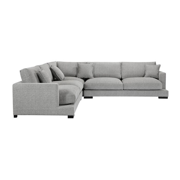 Soft and comfortable L-shaped Sectional sofa（This product is an oversized item/LTL）