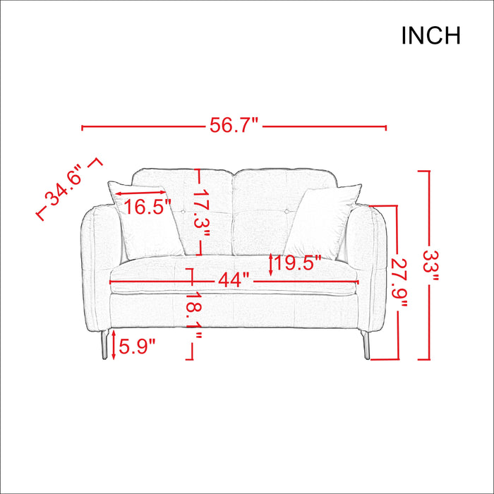 Simple style living room sofa