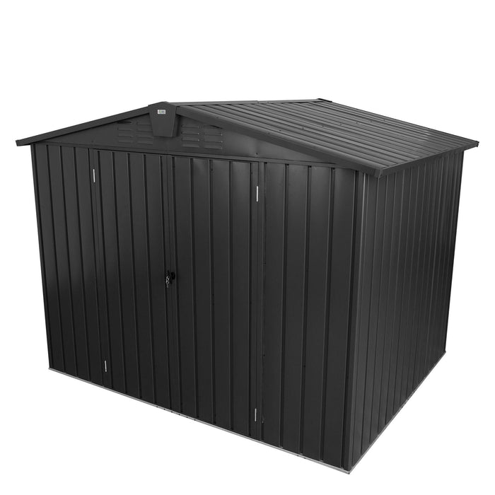 Storage Sheds Garden Shed with Metal Galvanized Steel Roof Outside Sheds&Outdoor Storage Clearance