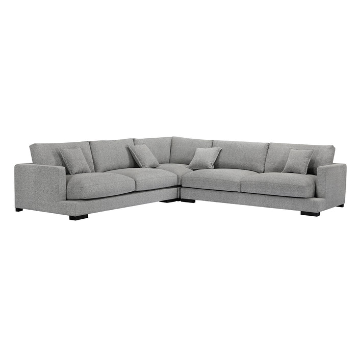 Soft and comfortable L-shaped Sectional sofa（This product is an oversized item/LTL）