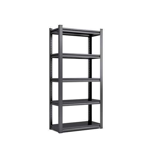 5-Tier Adjustable Metal Shelving Unit, Heavy Duty Shelving Utility Rack for Basement Kitchen Pantry