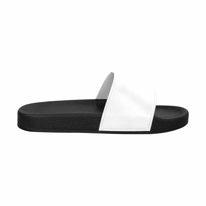 Uniquely You Men's Slide Sandals / White