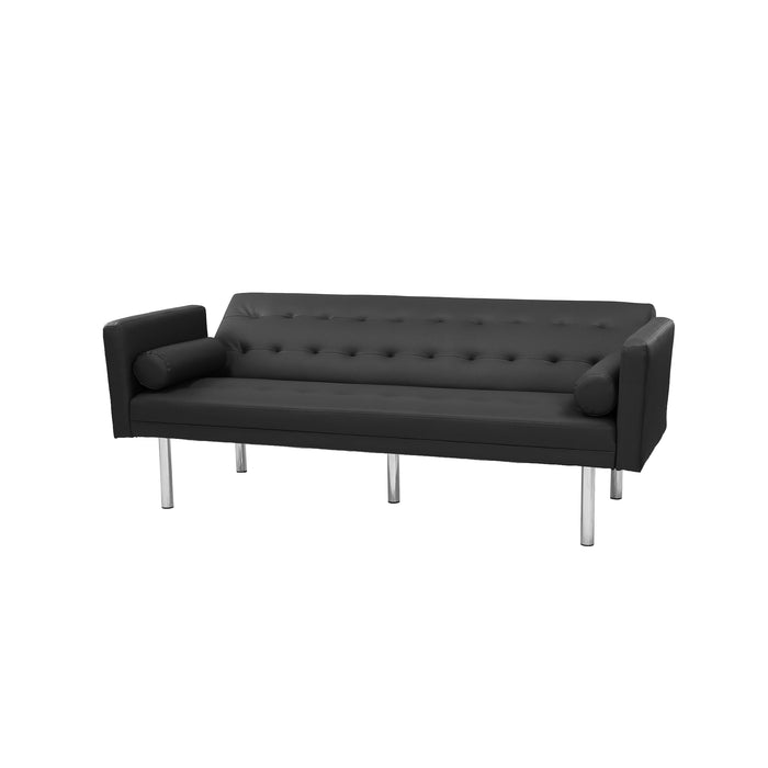 Square arm sleeper sofa