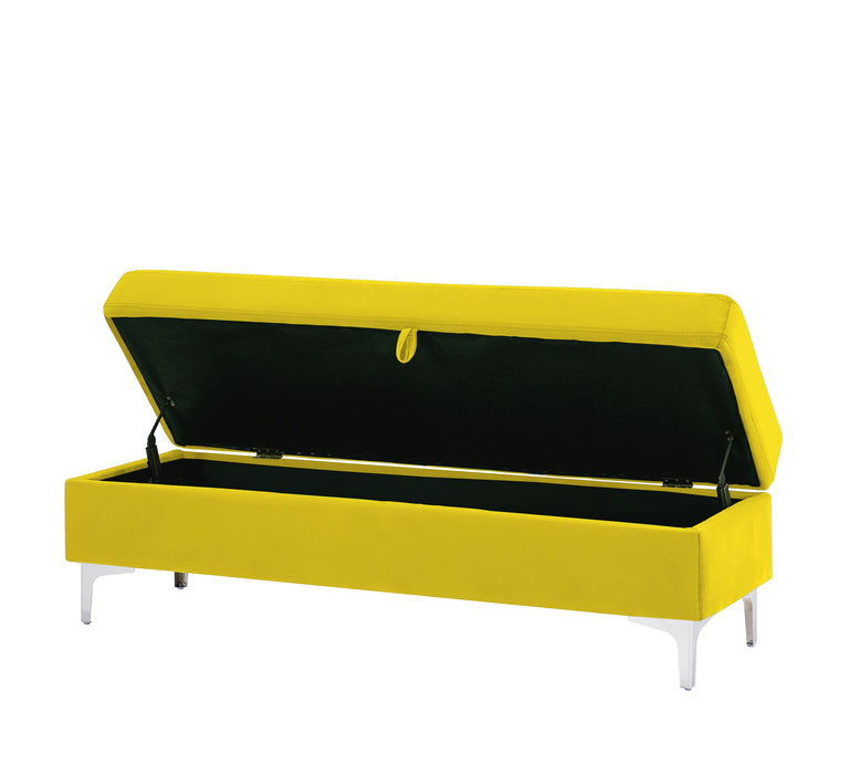 Storage Bench Solid Color 2 Seater Furniture Living Room Sofa Stool