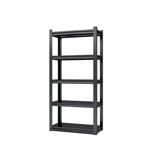 5-Tier Adjustable Metal Shelving Unit, Heavy Duty Shelving Utility Rack for Basement Kitchen Pantry