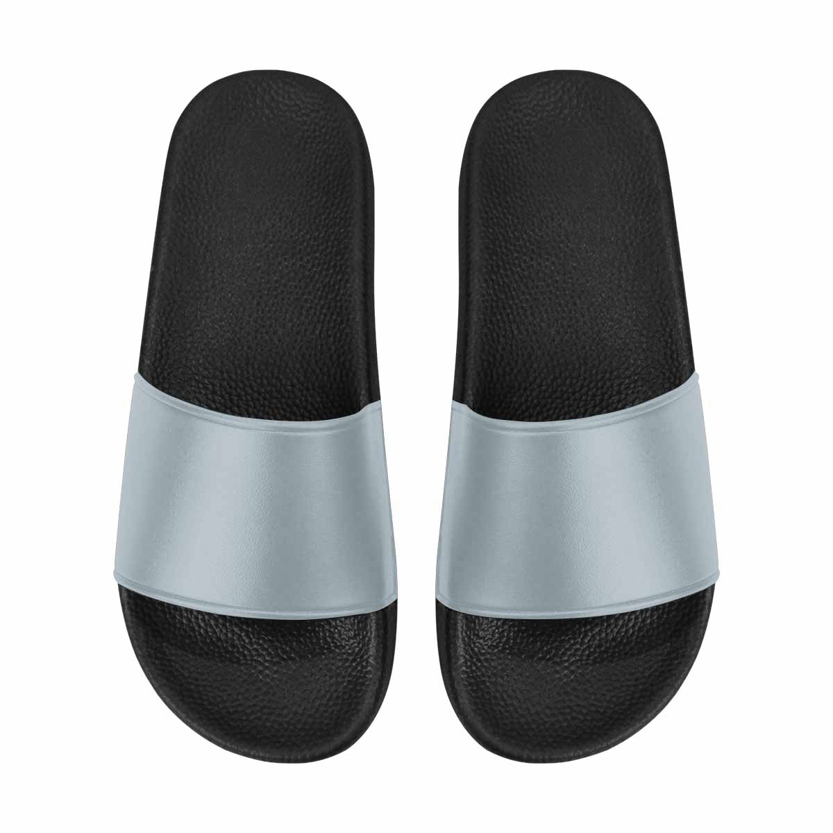 Uniquely You Womens Slide Sandals / Misty Blue Gray