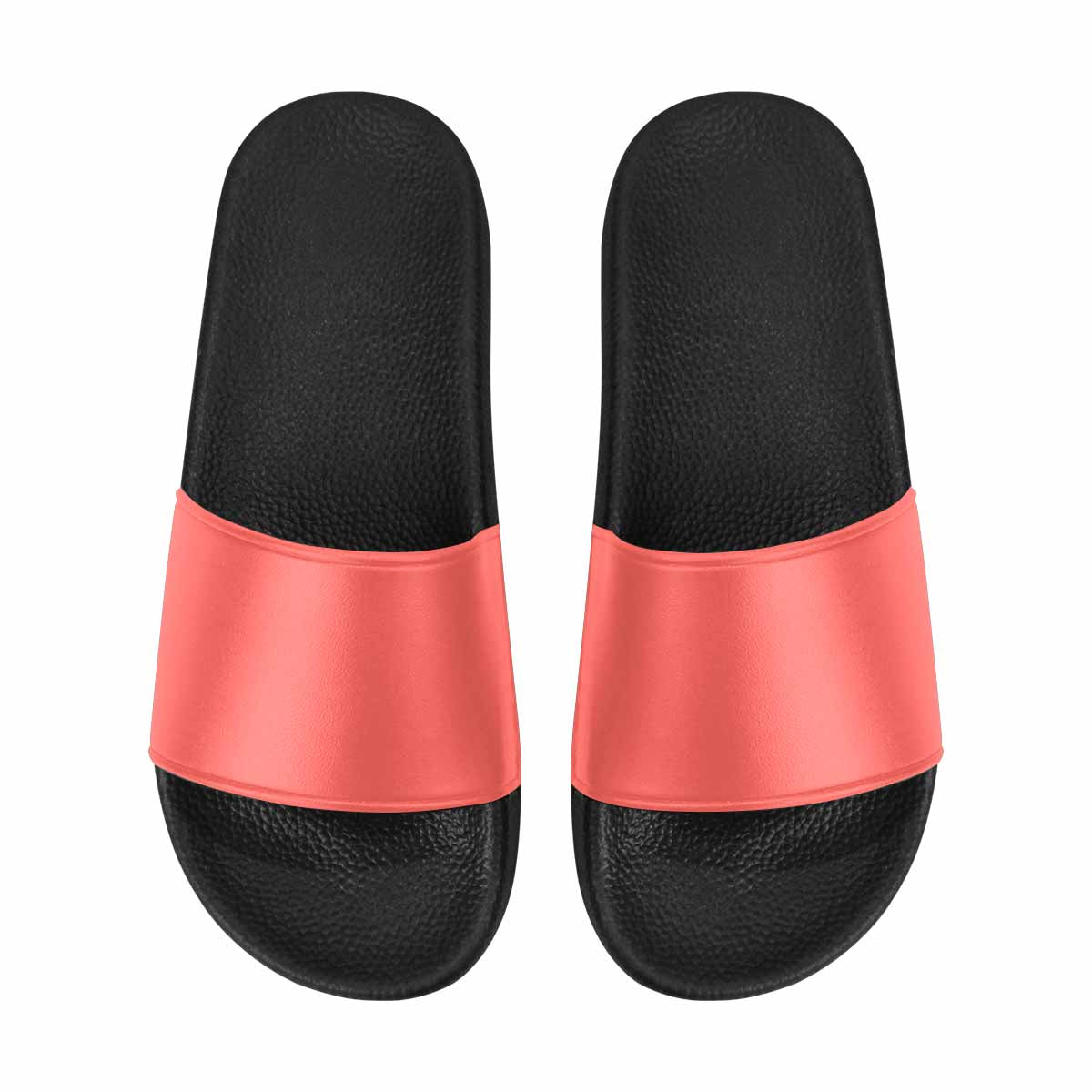 Uniquely You Womens Slide Sandals / Pastel Red