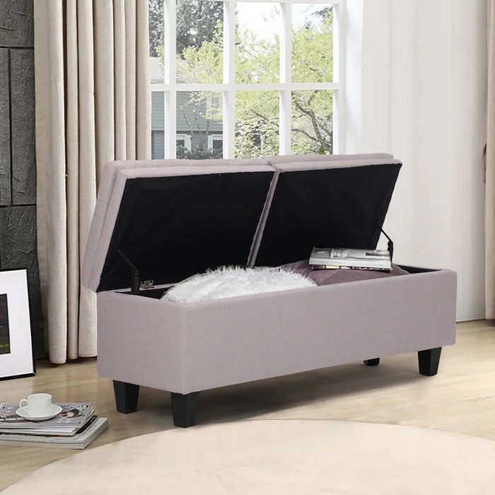 53'' Wide Tufted Rectangle Storage Ottoman