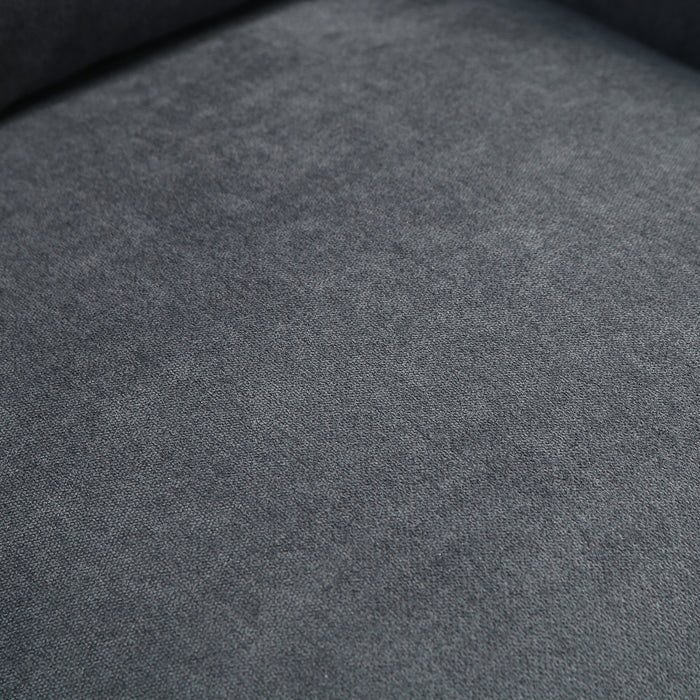 Loveseat Black/Grey fabric