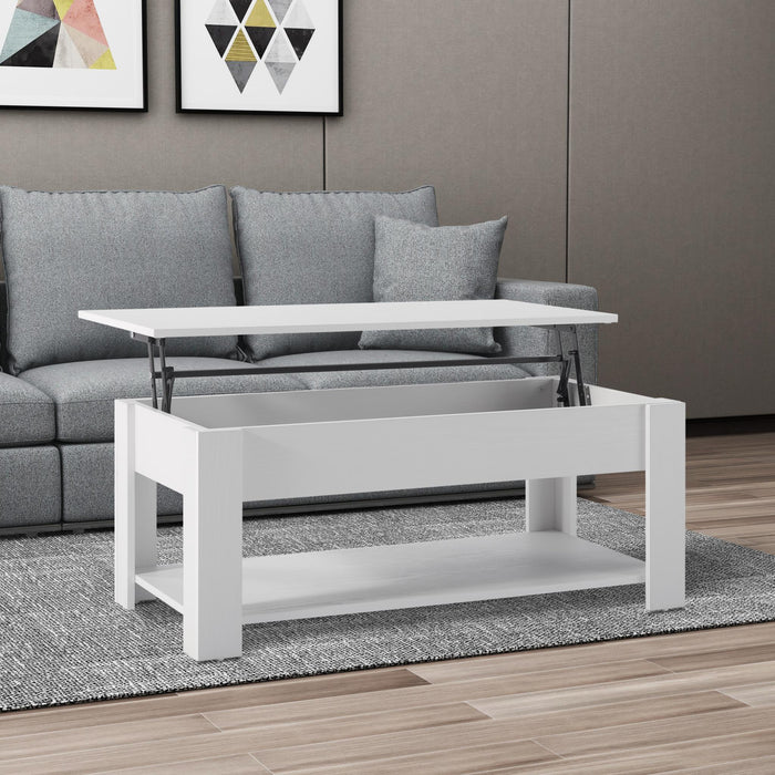 Lift Top Extendable  Coffee Table with Storage