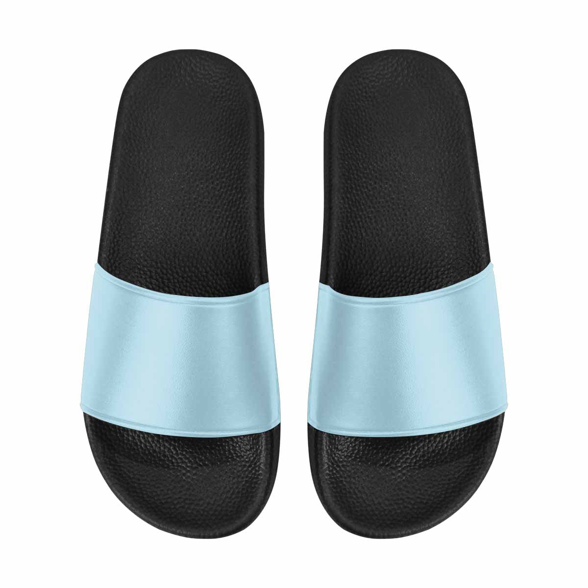 Uniquely You Womens Slide Sandals / Light Blue