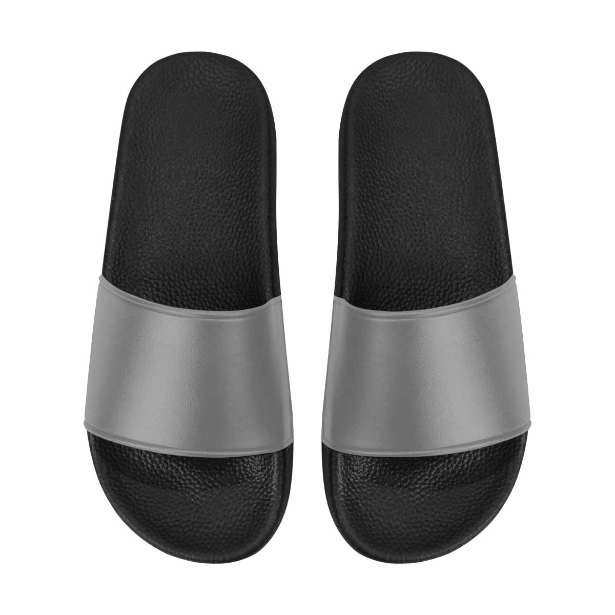 Uniquely You Womens Slide Sandals / Gray
