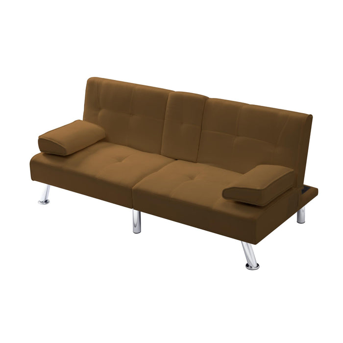 66.9” Futon sleeper sofa bed Velvet