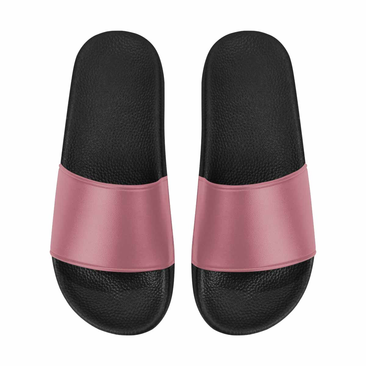 Uniquely You Womens Slide Sandals / Rose Gold Red
