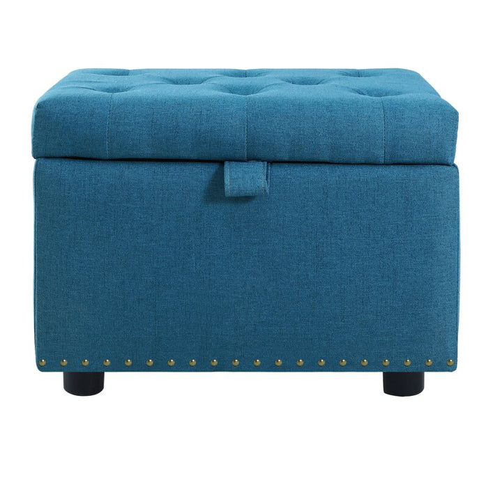 Mydepot 25'' Wide Tufted Rectangle Storage Ottoman with Storage