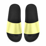 Uniquely You Womens Slide Sandals / Pastel Yellow