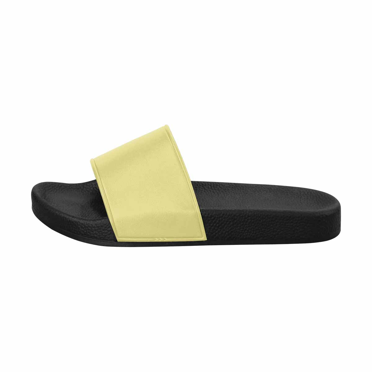 Uniquely You Womens Slide Sandals / Khaki Yellow