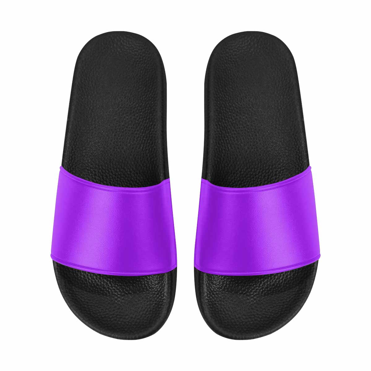 Uniquely You Womens Slide Sandals / Purple