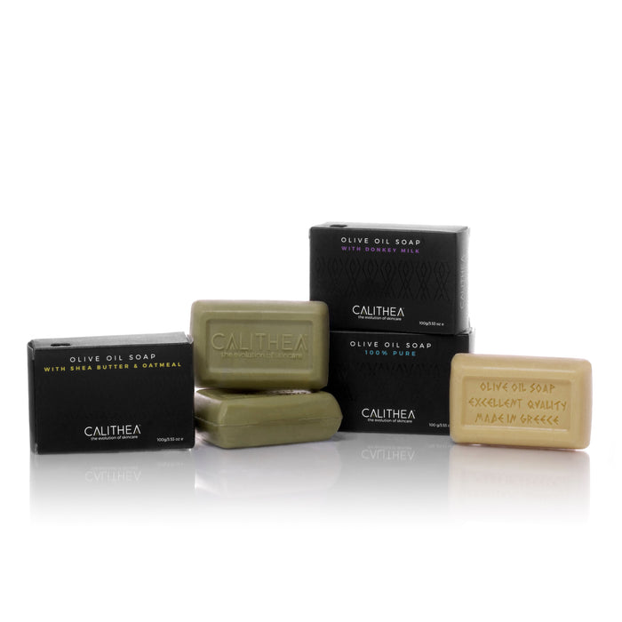 100% NATURAL 3 PACK OLIVE OIL SOAPS