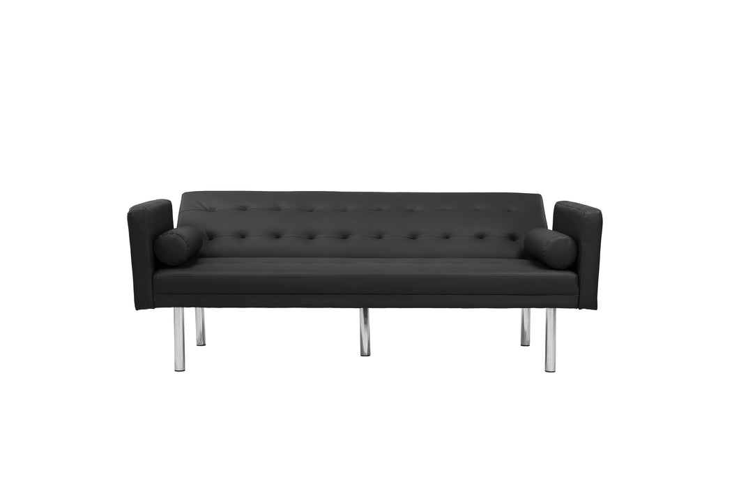 Square arm sleeper sofa