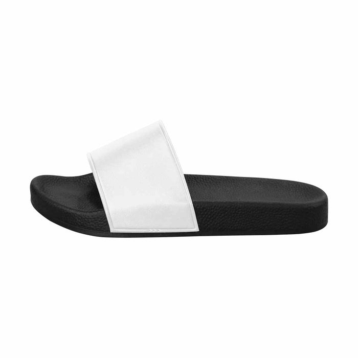 Uniquely You Men's Slide Sandals / White