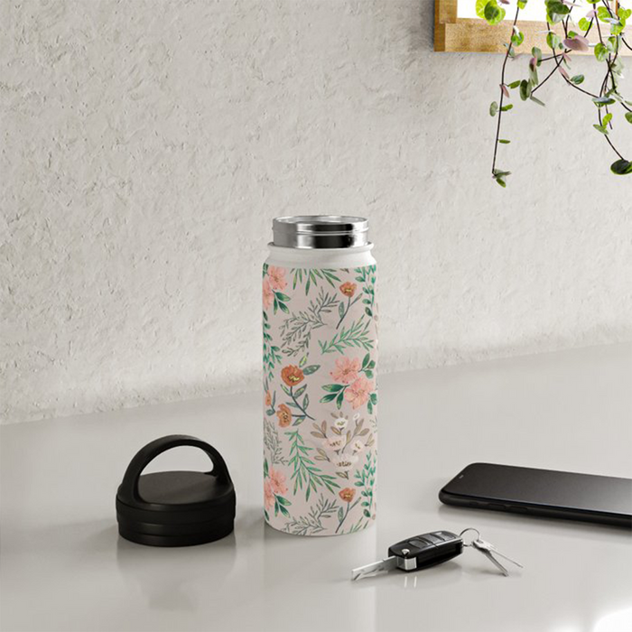 Springtime Handle Lid Water Bottle