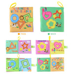 12 Styles Soft Cloth Books Rustle Sound Infant Educational Early Stroller Rattle Toy Kids Newborn Crib Bed Cognition Baby Toys