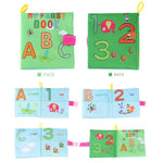 12 Styles Soft Cloth Books Rustle Sound Infant Educational Early Stroller Rattle Toy Kids Newborn Crib Bed Cognition Baby Toys