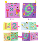 12 Styles Soft Cloth Books Rustle Sound Infant Educational Early Stroller Rattle Toy Kids Newborn Crib Bed Cognition Baby Toys