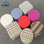 Hot Selling Round Ottoman Stool Small Wooden Soft Rest Chair Quadruped Pouffe Footstool Seat