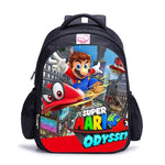 16 Inch Mario Bros Sonic Children School Bags Orthopedic Backpack Kids School Boys Girls Mochila Infantil Cartoon Bags