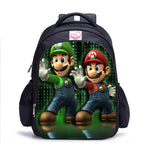 16 Inch Mario Bros Sonic Children School Bags Orthopedic Backpack Kids School Boys Girls Mochila Infantil Cartoon Bags
