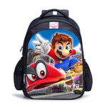 16 Inch Mario Bros Sonic Children School Bags Orthopedic Backpack Kids School Boys Girls Mochila Infantil Cartoon Bags