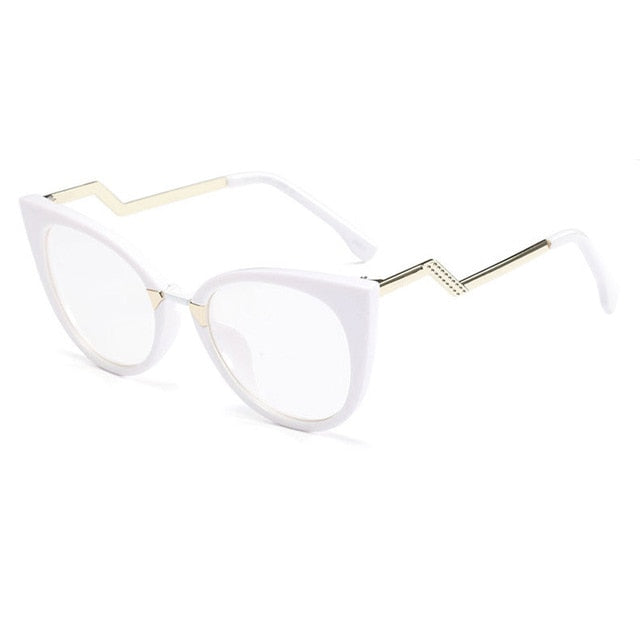 Eyeglasses Spectacle Frame Women Cat Eye Computer Optical Glasses Myopia For Ladies Prescription Eyewear Frame Glasses