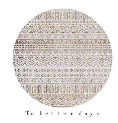 NEW Ins Nordic Round Carpet Computer Chair Floor Mat Kids Play Tent Rug Home Entrance/Hallway Doormat Cloakroom Rugs And Carpets