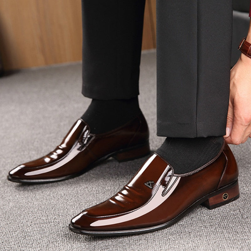 Oxford men's shoes British business suit men's shoes Genuine Leather wedding shoes men dress shoes for men Zapatos De Hombre