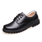 Boys Wedding Leather Shoes for Children Genuine Leather School Brogue Shoes Kids Oxford Uniform Black Rubber Sole Pigskin Inside