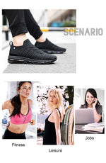 ONEMIX Sneakers Women Tennis Shoes 2019 Summer Comfortable Knitted Vamp Air Trainer Fashion Ladies Sport Fitness Shoe Big Size43