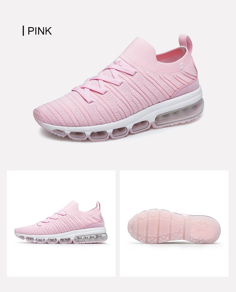 ONEMIX Sneakers Women Tennis Shoes 2019 Summer Comfortable Knitted Vamp Air Trainer Fashion Ladies Sport Fitness Shoe Big Size43