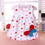 Baby Dress 2018 Summer New Girls Fashion Infantile Dresses Cotton Children's Clothes Flower Style Kids Clothing Princess Dress