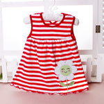 Baby Dress 2018 Summer New Girls Fashion Infantile Dresses Cotton Children's Clothes Flower Style Kids Clothing Princess Dress
