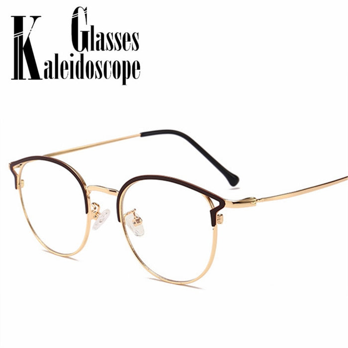 Retro Anti Blue Light Glasses Frame Women Men Brand Cat Eye Myopia Optical Eyeglasses Frames Ladies Spectacles Computer Eyewear