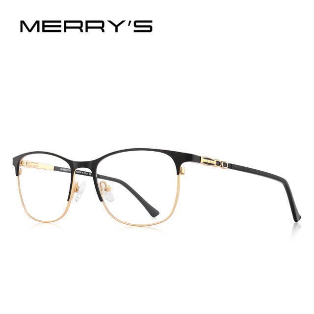 MERRYS DESIGN Retro Cat Eye Women Glasses Frame Ladies Fashion Trending Eyewear Myopia Prescription Optical Eyeglasses S2113