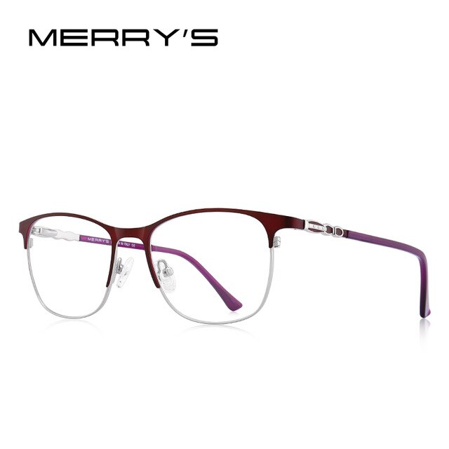 MERRYS DESIGN Retro Cat Eye Women Glasses Frame Ladies Fashion Trending Eyewear Myopia Prescription Optical Eyeglasses S2113