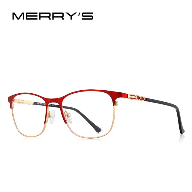 MERRYS DESIGN Retro Cat Eye Women Glasses Frame Ladies Fashion Trending Eyewear Myopia Prescription Optical Eyeglasses S2113