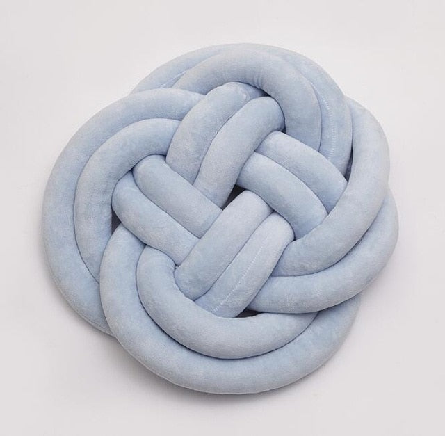 Newborn Pillow Knot Ball Cuddle Pillow Cushion kids pillows Weaving decoration for gift protection pad YZL031