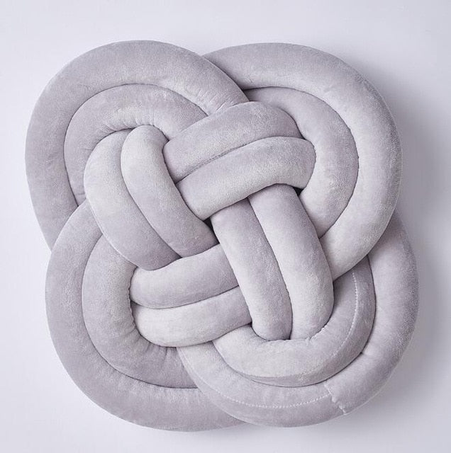 Newborn Pillow Knot Ball Cuddle Pillow Cushion kids pillows Weaving decoration for gift protection pad YZL031